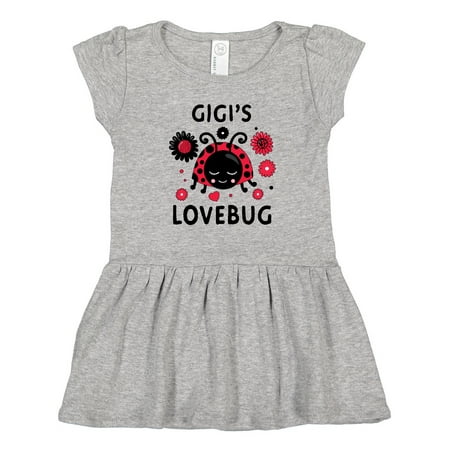 

Inktastic Valentine s Day Gigi s Lovebug Gift Toddler Girl Dress