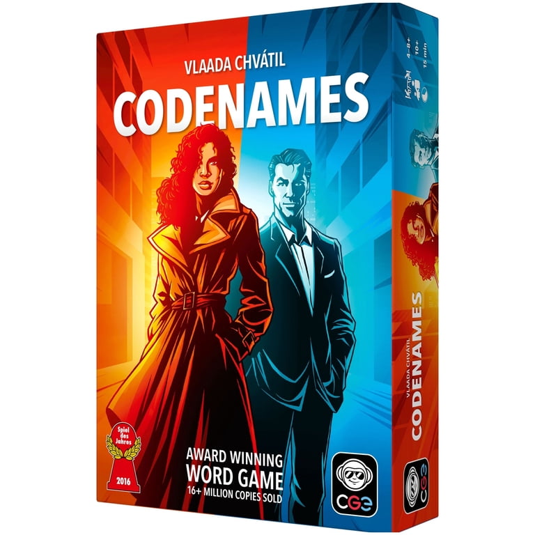 Czech Games Edition Codenames 2.0 – Updated Party Word-Clue Board