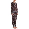 thumbnail image 3 of Secret Treasures Women's Long Sleeve Cuffed Jogger Set, 3 of 6