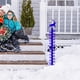 thumbnail image 4 of Regla de medidor de nieve de copo de nieve de hierro forjado - Decoración de jardín metálica manual de 24" con pies autonivelables, regalo navideño para exteriores, 4 of 6