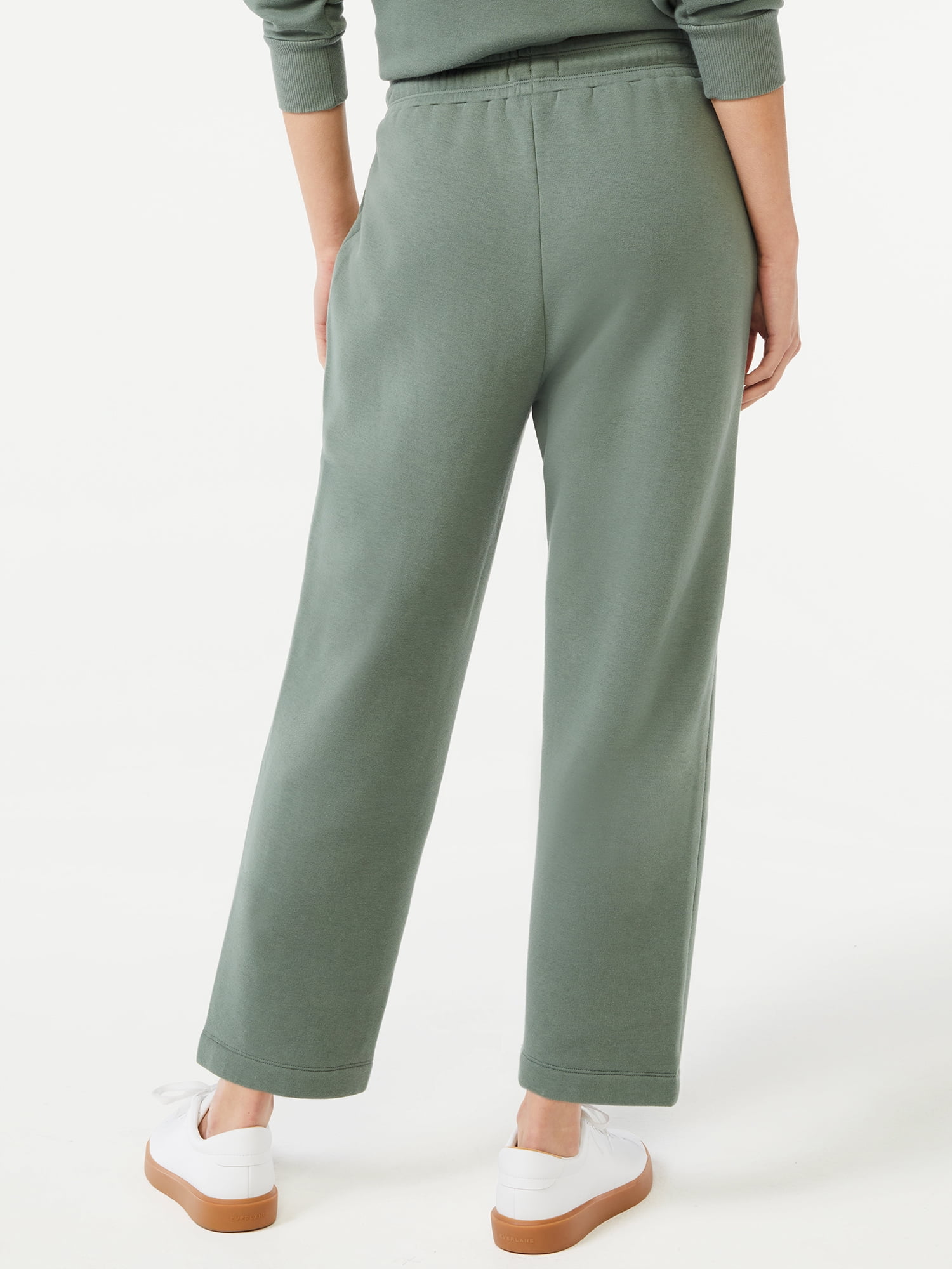 Free Assembly Women's Patch Pocket Sweatpants, 25” Inseam, Sizes