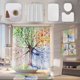 thumbnail image 1 of RBCKVXZ - Juego de 4 cortinas de ducha estampadas para baño. Incluye cortina de ducha, alfombra de baño en forma de U y tapa de inodoro. 180 x 180 cm. Accesorios de baño en oferta., 1 of 6