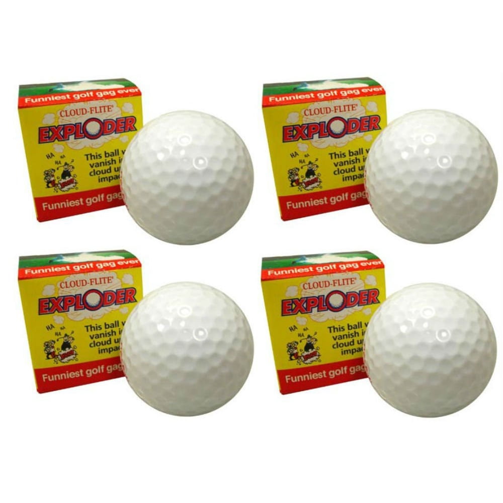 Exploding Golf Ball Four Pack by CloudFlite