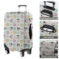 thumbnail image 5 of Green Cow Cup Pattern Luggage Cover Fashion Suitcase Cover Baggage Covers Fit 25-28 Inch Luggage (Go Travel), 5 of 5