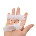 thumbnail image 3 of Mduoduo Pinky Toe Separators White Little Toe Straightener Splint Guard Corrector Correction Pain Relief Hallux Valgus - 2 Pcs, 3 of 9