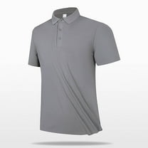 CaiJunJia George Polo Shirt,Mens Casual Polo Shirts Classic Short Sleeve Golf Shirt Fashion Button Cotton Top with Pocket
