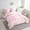 Pink, variant on Erosebridal Cartoon Letter Bowknot Bedding Sets Twin Size,Pink Flower Comforter Sets with Sheets,Initial Decoration,Reversible,Lightweight,7-Piece