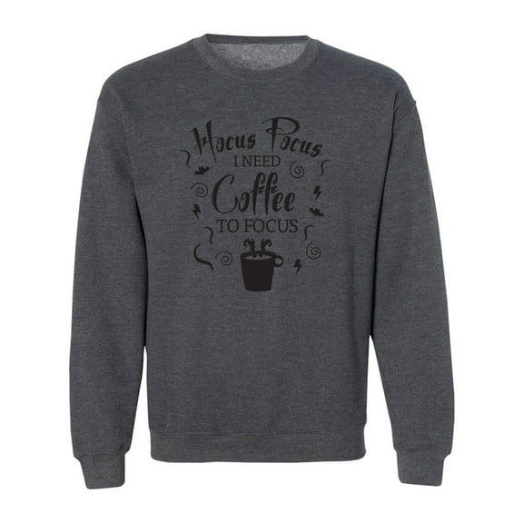 Hocus Pocus I Need Coffee Crewneck Sweatshirt