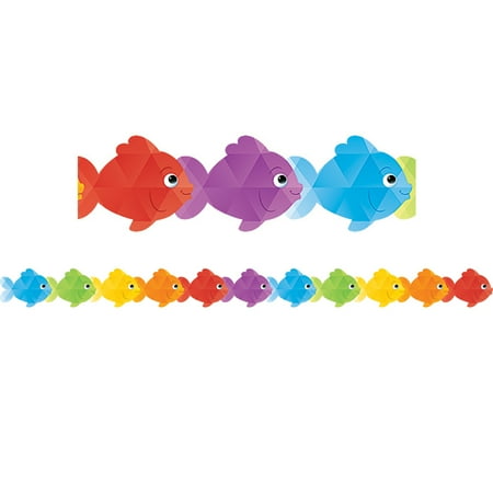 Signs Die Cut Wall Border - COLORFUL FISH DIE CUT BORDER TRIM