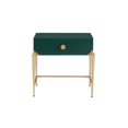 thumbnail image 4 of TOV Furniture Bajo 24"H Transitional Wood Side Table in Green/Gold, 4 of 9
