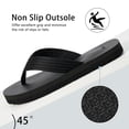 thumbnail image 5 of Ecetana Unisex Flip Flops Lightweight EVA Non-Slip Beach Casual Sandals Men Women Thong Sandals, 5 of 7