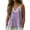 Purple, variant on Womens Summer Tank Tops Cotton Linen Sleeveless Cami Shirts Casual Loose Tunic Spaghetti Strap Camisole