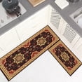thumbnail image 2 of European Kitchen Mat Set Comfortable Non- Ergonomic Floor Carpet for Hallway Home Use, 2 of 7