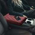 thumbnail image 3 of Coussin d'Accoudoir de Console Centrale Auto Universelle Housse de Coussin Douce Non Support pour Confort Intérieur de Voiture, 3 of 3