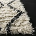thumbnail image 3 of SAFAVIEH Kenya Collection Area Rug - 6' x 9', Black & Ivory, Handmade Moroccan Wool, Ideal for High Traffic Areas in Living Room, Bedroom KNY250Z, 3 of 7