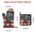 thumbnail image 2 of Salouo Vintage American Flag Elephant for Oven Mitts and Potholders BBQ Gloves-Oven Mitts and Pot Holders Non-Slip Cooking Gloves for Cooking Baking Grilling (4-Piece Set), 2 of 6