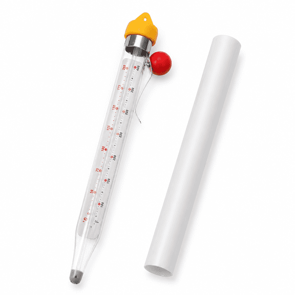 VORALYN 1 Set of Candy Deep Fry Thermometer Instant Read Glass Food Thermometer for Cooking