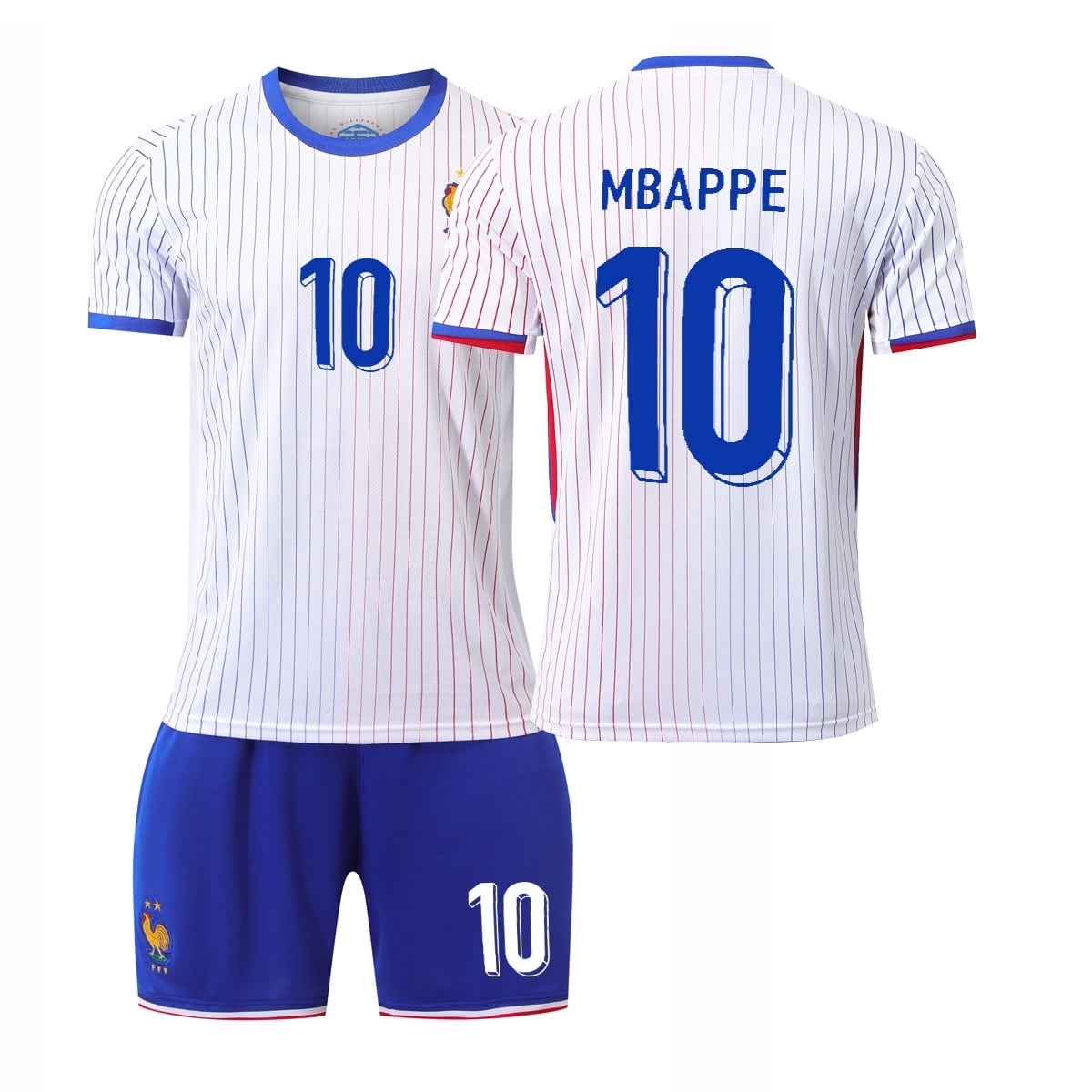 フランス代表 MBAPPE 10 ジャージ ネイビー European Cup France National Team No. 10 Mbappe Football Jersey
