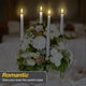 thumbnail image 5 of Velas de Cera sin Llama Tuanse Paquete de 20 Blancas con LED y Control Remoto, 5 of 6