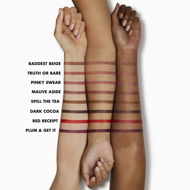 e.l.f. Cream Glide Lip Liner, Dark Cocoa, 0.03oz