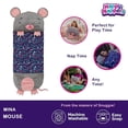 thumbnail image 4 of Happy Nappers: Pillow & Sleepy Sack: Medium - Mouse - 54 x 20", 2-In-1: Plush Animal Opens Into Sleeping Bag, Soft Play & Nap Character, Kids 3+, 4 of 12