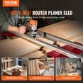 thumbnail image 2 of VEVOR Router Sled Adjustable Wood Slab Flattening Mill Router Jig 60" Length, 2 of 9