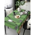 thumbnail image 6 of Golf Balls Table Cloth, Green Sports Art Truck Brown Lattice Waterproof Tablecloth for Rectangle Tables, Reusable Washable Fabric Table Cover for Restaurant Kitchen Dining Tables 60"x120", 6 of 6