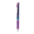 thumbnail image 2 of Energel Rtx Gel Pen, Retractable, Fine 0.5 Mm Needle Tip, Violet Ink, Silver/violet Barrel | Bundle of 5 Each, 2 of 2