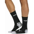thumbnail image 3 of Men's Puma P116382 Athletic Terry Crew Socks - 6 Pack (Blue/Grey O/S), 3 of 6