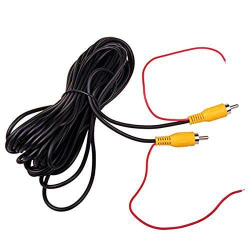 EKYLIN Car RCA Reverse REVERSING Rear View Parking Camera Video Cable with Detection Wire Reverse Trigger Lead (10