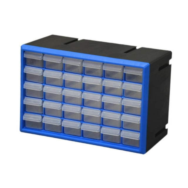 Organizador de cajones para guardar cosas, caja de herramientas, con compartimento, contenedor para el hogar, garaje, organización para álbumes de 30 cajones