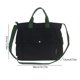 thumbnail image 3 of Bolso Lona Bolso Compras Portátil Elegante para El (Negro AmarilloL), 3 of 8