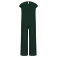 thumbnail image 4 of Gamivast Two Piece Outfits for Women Sleeveless Crew Neck Tank Top & Wide Leg Pants Lounge Sets Solid Elegant Summer Casual Daily Matching Sweatsuits, 4 of 7
