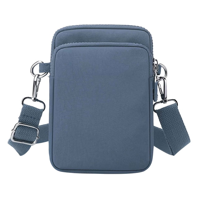 Bolsa de Teléfono Crossbody Bolsa de Hombro Casual de Moda de las Señoras Bolsa de Teléfono de Tela de Nylon de Verano