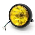 thumbnail image 4 of JWL-Vintage Headlight for Motorcycle Sportster Chopper Bobber Retro Motorbike Cafe Racer Royal Enfield Scrambler Front Headlamp, 4 of 5