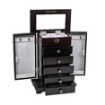 thumbnail image 1 of Zimtown 6 Layers Large Wooden Jewelry Box , Built-in mirror and lock, 1 of 10