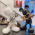 thumbnail image 2 of Figura de Mickey Mouse de Disney de 29 cm, Mickey da la bienvenida a los invitados, juguete para niños, modelo de resina, amor, decoración del hogar, regalo de Halloween y Navidad, 2 of 5