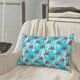 thumbnail image 5 of Naloa Crab Swims In The Ocean Pillowcase, Throw Pillowcase, Wrinkle-Free, Stain-Resistant with Hidden Zipper for Bedroom Sofa-14"x20", 5 of 6