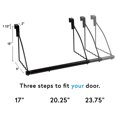 thumbnail image 3 of Hold N' Storage Expandable Over The Door Hanger for Clothes & Towels – Black, 3 of 8