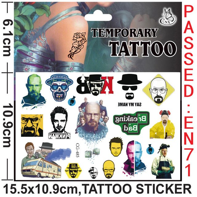 Pegatinas de dibujos animados de la serie de TV americana para niños, Tatuajes Temporales, arte corporal, juguetes de fiesta de Cosplay, regalos para niños
