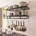 thumbnail image 6 of 20 Pack Hooks Black Steel S Shaped Hooks for Hanging Pans Pots Plants Bags Towels Heavy Duty Kitchen Hooks Hanger, 6 of 10
