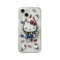 thumbnail image 1 of for Magsafe Magnetic Wireless Charge Case For iPhone 13 12 11 14 15 Pro Max Cartoon Hello Kitty Transparent Cover with Support LXY, 1 of 7
