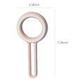 thumbnail image 3 of Pet Grooming Brush Double Sided Shedding And Dematting Undercoat Rake Comb For Dogs And Cats Extra Wide Dog Grooming Brush Dog Shedding BrushTeissuly Clearance (Pink, 18.5x8.6x3cm/7.28x3.38x1.18in) Teissuly WER202308290853, 3 of 5