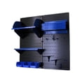 thumbnail image 2 of Wall Control Pegboard Hobby Craft Pegboard Organizer Storage Kit with Black Pegboard and Blue Accessories, 2 of 6