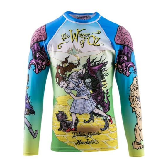 Tatami Fightwear Men's Meerkatsu Whizzer Of Oz Rash Guard