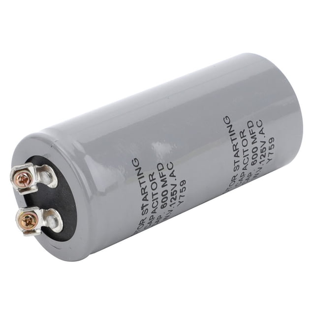 Condensador de arranque de motor CD60 600MFD 125 V CA 43 x 102 mm