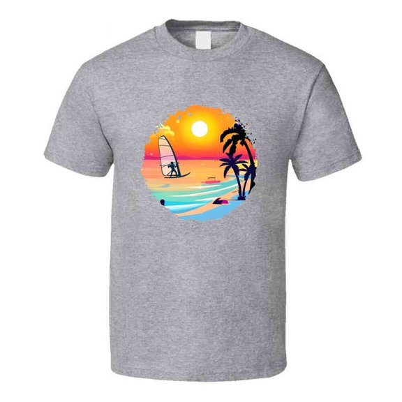 Gorgeous Beach Tee Novelty Tropical Tshirt Summertime Lover T Shirt