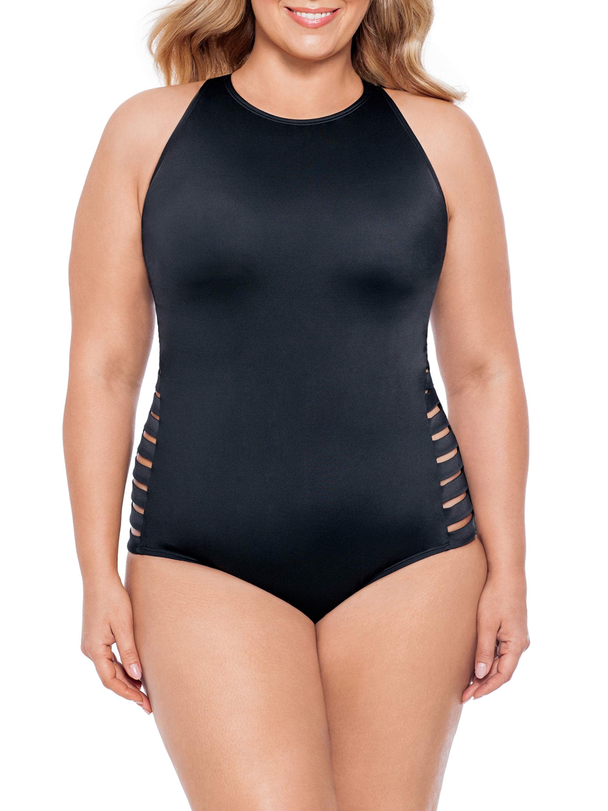 walmart high neck swimsuit