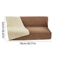 thumbnail image 4 of Waterproof NonSlip Pet Sofa Cover Reversible Couch Protector Pad for Dogs & Cats Washable Polyester Furniture Blanket Anti-Scratch, Pet Hair, Stain Resistant 70x30in Gray/Brown, 4 of 7