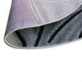 thumbnail image 5 of Flash Furniture Jubilee Round Contemporary Black, Grey, Purple Area Rug, 5' x 5', 5 of 7